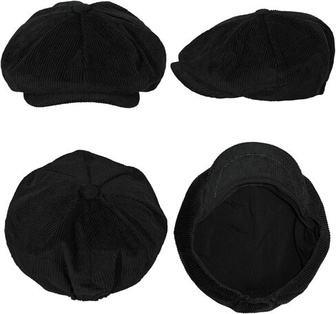 Mens Newsboy Cap Vintage Gatsby Hat Ivy Cabbie Hat Flat Golf Cap Boyfriend Gifts in Kuwait