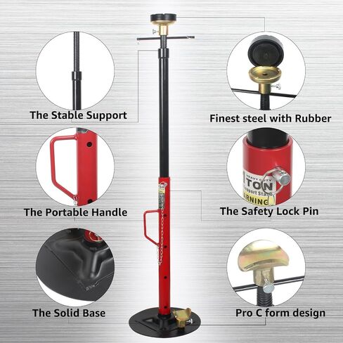 BESTOOL Heavy Duty Jack Stand，Car Jack Stand with Security Locking Pins-14 ton(28000Ibs) Capacity, 2 Pack in Saudi Arabia