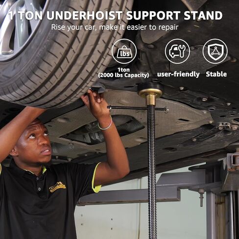 BESTOOL Heavy Duty Jack Stand，Car Jack Stand with Security Locking Pins-14 ton(28000Ibs) Capacity, 2 Pack in Saudi Arabia