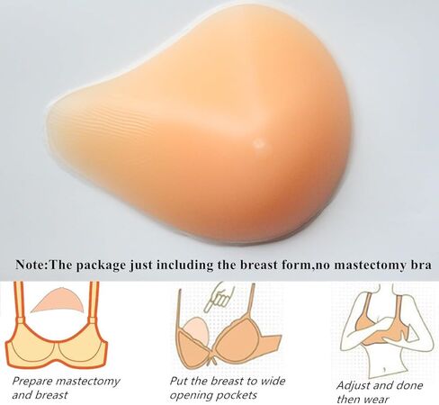 Breast Form Post Mastectomy Breast Prosthesis Right Spiral Shape Breasts Only One Piece in Kuwait