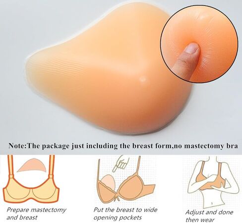 Breast Form Post Mastectomy Breast Prosthesis Right Spiral Shape Breasts Only One Piece in Kuwait