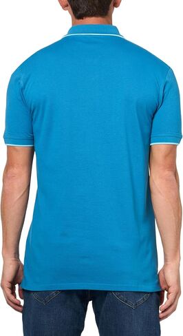 Paul Smith PS Men Men's Cotton Cotton Zebra Polo Shirt مع تباين التباين in Kuwait