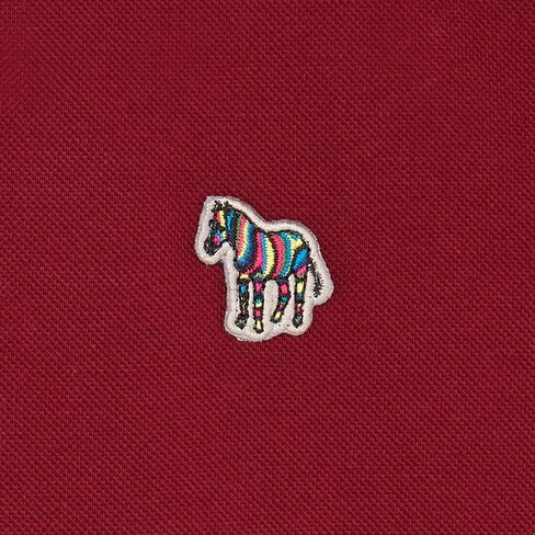 Paul Smith PS Men Men's Cotton Cotton Zebra Polo Shirt مع تباين التباين in Kuwait