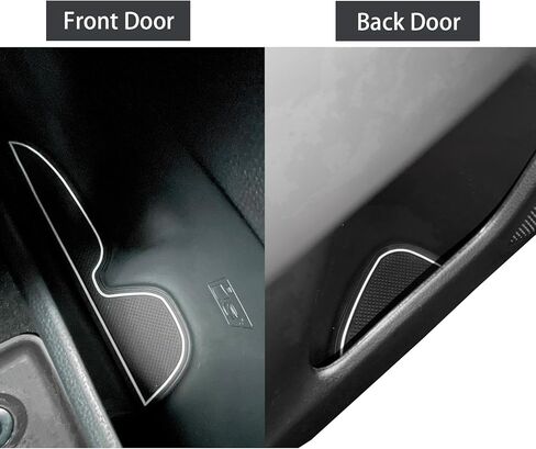 Liner Mats Compatible with Toyota RAV4 2019-2024 2025 RAV 4 Prime 2021-2025 Accessories Custom Fit Cup Holder Liner Door Pocket Center Console Anti Dust Insert Pads 15 Pcs Set Black Trim in Kuwait