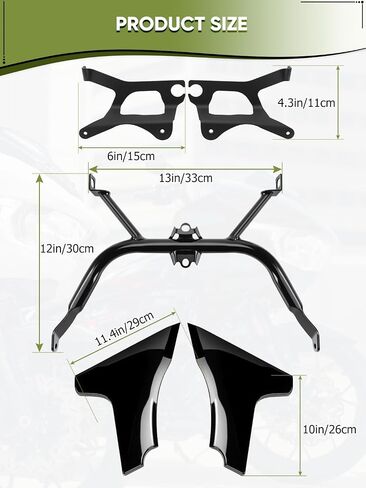 Road Glide Side Panel Bracket Mounting Kits, Motorcycle Fairing Support Brackets Compatible with Harley Touring CVO Road Glide ST FLTRXSTSE 2024 FLTRXSE 2023 2024 (Gloss Black) in Saudi Arabia