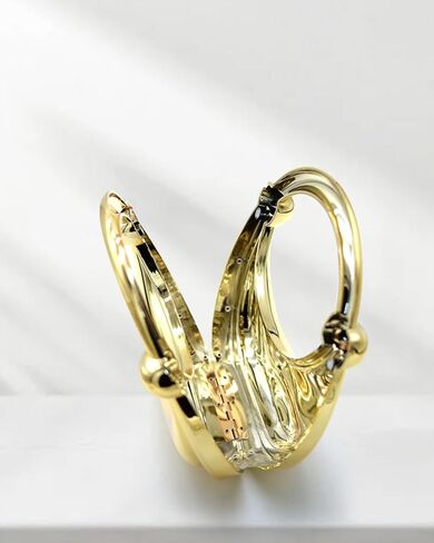 Acrylic Evening Clutch Purse for Women, Metallic Purse Evening Handbags Moon Hobo Bag, Gold Purse for Wedding Party Prom in Kuwait