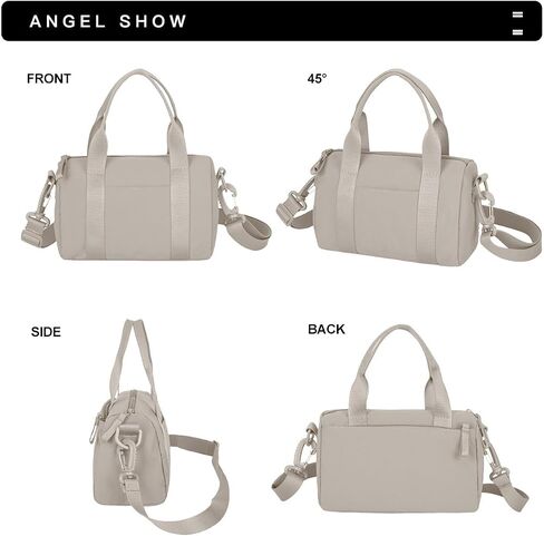 Mini Gym Bag for Women Small Sling Bag for Cute Travel Duffle Bags Workout Sport Crossbody Bag Personal Item Bags Black in Kuwait