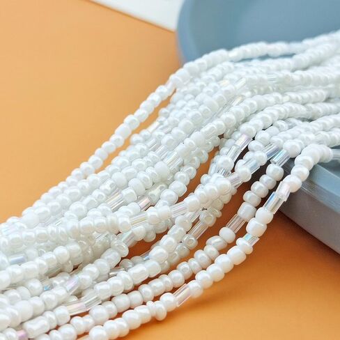 Bocar Long Multiple Strand Handmade Beaded Statement 33" Necklace for Women (NK-10235) in Saudi Arabia
