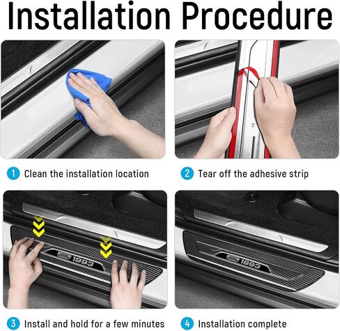 ZZEQYG 4 Pcs Stainless Steel Door Sill Protector Compatible with Jeep Grand Cherokee(Not for L Model) 2011-2021 Accessories Door Sill Guards Trim (Black Brushed) in Saudi Arabia