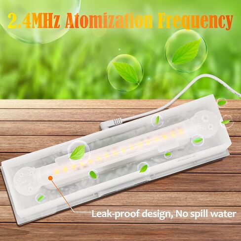 Diffuserlove Flame Diffuser Humidifier Essential Oil Diffusers 200ml Desk Aroma Diffusers for Home Office Cool Fire Air Diffuser (Size:9.8" L x 2.67" W x 3.5" H) in Saudi Arabia