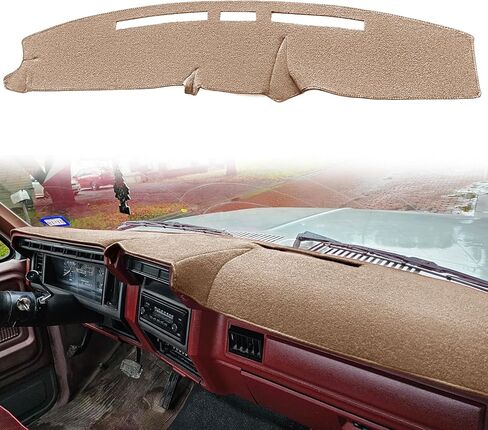 Yiz Dash Cover Mat Fit for Ford F150 F250 F350 Bronco 1992 1993 1994 1995 1996 1997 Dashboard Cover Carpet Pad Cap Protector (Navy Blue) J20 in Kuwait