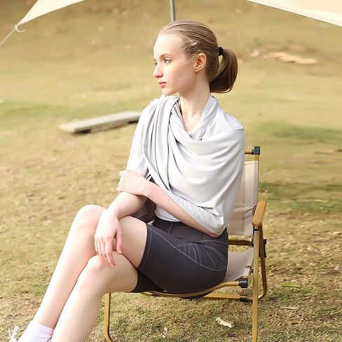 UPF 50+ Women Travel Scarf Sun Protective Shawl And Wrap Summer Swimsuit Beach Cover Up Cooling Blanket SLO5M231YT in Kuwait