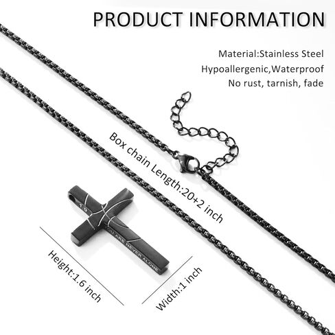 Basketball Cross Necklace for Boys Men Inspirational Christian Bible Verse Cross Pendant Stainless Steel Chain 20+2 inch Basketball Jewelry Religious Gift for Men in Kuwait