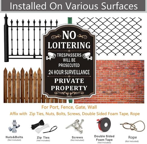 2 Pack No Trespassing Private Dock Property Signs 12 x 8 Inches Private Property Sign No Trespassing Sign Metal Sturdy Rust Aluminum aterproof Easy to Install in Kuwait