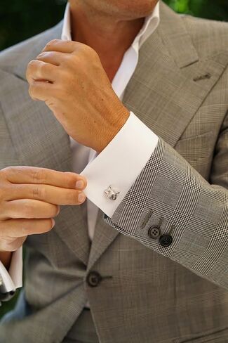 Cufflinks Rhodium Plating Montzuma - Cuff Links Mens - Buttons & Accessories in Saudi Arabia