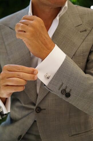 Cufflinks Rhodium Plating Montzuma - Cuff Links Mens - Buttons & Accessories in Saudi Arabia