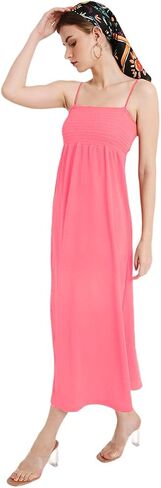 MARCEL & MAE Women's Flowy Midi Dress | Casual Summer Dress | Boho Vacation Outfit, Lightweight Beach Outfit in Saudi Arabia