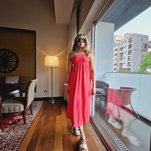 MARCEL & MAE Women's Flowy Midi Dress | Casual Summer Dress | Boho Vacation Outfit, Lightweight Beach Outfit in Saudi Arabia