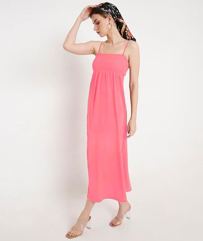 MARCEL & MAE Women's Flowy Midi Dress | Casual Summer Dress | Boho Vacation Outfit, Lightweight Beach Outfit in Saudi Arabia