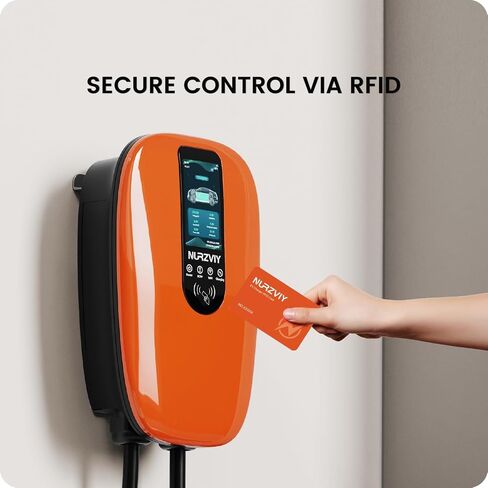 Level 2 EV Charger for Home 48 Amp 240V Electric Vehicle Charging Station with App Control, Indoor/Outdoor EVSE with WiFi/Bluetooth, Hardwired in Saudi Arabia