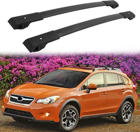 قضبان صليب رف سقف هيكا تناسب سوبارو XV Crosstrek 2013-2025 Crassbars Cargar Cargo Carrier Aluminium Retop in Kuwait