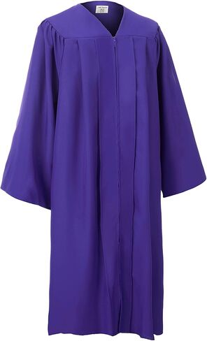 GradClassical Unisex Matte Graduation Gown Only for High School and Bachelor, Choir Robes for Church, Judge Costumes in Kuwait