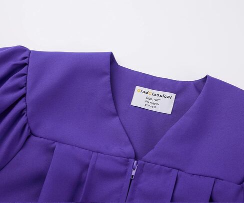 GradClassical Unisex Matte Graduation Gown Only for High School and Bachelor, Choir Robes for Church, Judge Costumes in Kuwait