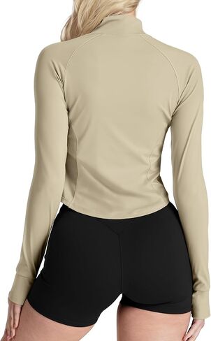 GYM RAINBOW Women's UPF 50+ Sun Protection Jacket Cooling Cropped Lightweight Sun Shirt Running Jacket Outdoor Hiking in Kuwait