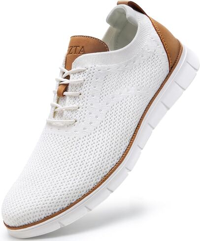 Men's Casual Dress Oxfords Sneakers Business Mesh Breathable Lightweight Walking Shoes Tennis Comfortable in Saudi Arabia