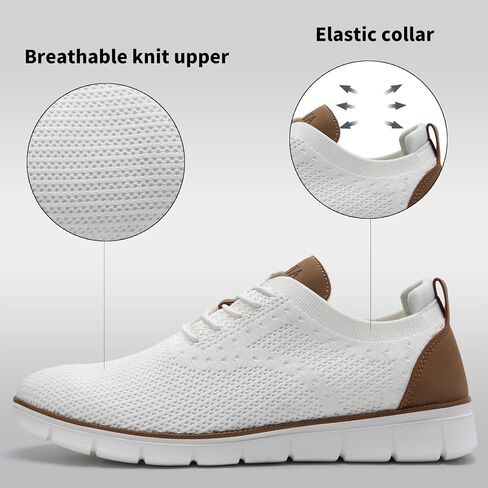 Men's Casual Dress Oxfords Sneakers Business Mesh Breathable Lightweight Walking Shoes Tennis Comfortable in Saudi Arabia