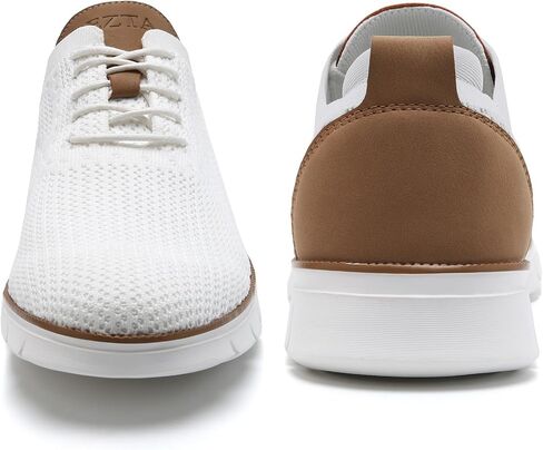 Men's Casual Dress Oxfords Sneakers Business Mesh Breathable Lightweight Walking Shoes Tennis Comfortable in Saudi Arabia