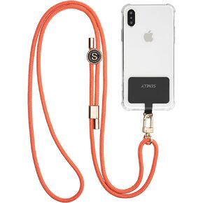SENLLY Adjustable Cell Phone Lanyard with Ultra Thin Patch, Universal Neck Strap Compatible All Smartphone