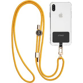 SENLLY Adjustable Cell Phone Lanyard with Ultra Thin Patch, Universal Neck Strap Compatible All Smartphone
