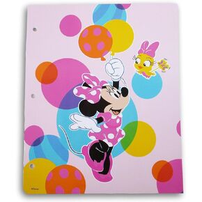 Minnie Folders 3-Hole 2-Pocket Portfolio Folders Bundle (Set of 2)