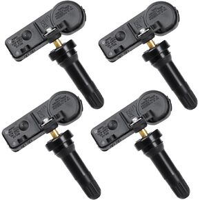 NPAUTO 4Pcs TPMS Sensor Fits for Ford Lincoln Mercury, F150 F250 F350 Mustang Fusion Escape Focus Explorer Tire Pressure Sensors Replace# DE8T-1A180-AA, 9L3Z-1A-189-A Tire Pressure Monitoring System