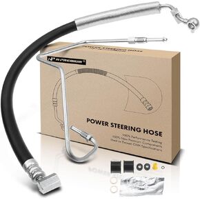 A-Premium Power Steering Pressure Hose Line Assembly Compatible with Nissan Murano 2003 2004 2005 2006 2007, 3.5L AWD, Pump To Rack (For Upper Lower Side)