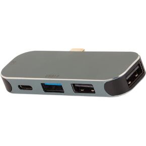 5 in 1 USB C Hub Multiport Adaper, Hot Swappable, 100W 5Gbps Type C Hub with PD Type C USB Female Output, Type C Male Input, USB C Dongle for Phone Laptops and Other Type C Devices