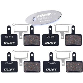 4 Pairs Bicycle Bike Disc Brake Pads (Semi-Metallic/Sintered Metal) for TRP Tektro Shimano Deore Br-M575 M525 M515 T615 T675 M495 M486 M485 M475 M465 M447 M446 M445 M416 M415 M395 M375 M355