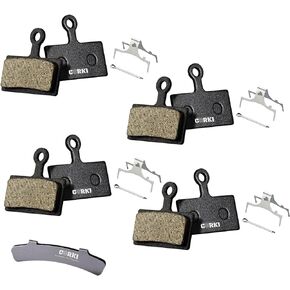 4 Pairs Brake Pads for Shimano XT Br-M8000 M785 XTR M9000 M9020 M987 M988 M985 SLX M7000 M675 M666 Deore M615 RS785 R785 CX75 R515 R315 R317 R517 Alfine S700 (Resin,Semi-Metallic,Sintered Metal)