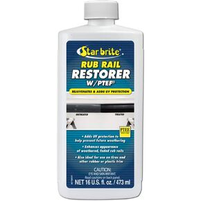 STAR BRITE Rub Rail Restorer & Protectant Spray - Expertly Cleans, Revitalizes & Shields Boat Rub Rails - 16 Ounce (086716)