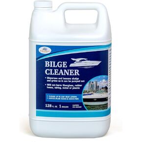 Bilge Cleaner for Boats - Highly Effective Removing Dirt, Grime, Emulsifying Oil, and More. Easy to use, Fast Results (One Gallon)