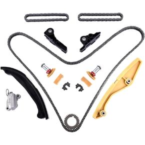 Timing Chain Kit AT4Z-6268-A Replacement for Ford Edge Taurus Explorer Flex, for Lincoln MKS MKX MKZ 3.5L 3.7L 2011-2019# AT4Z-6306-A