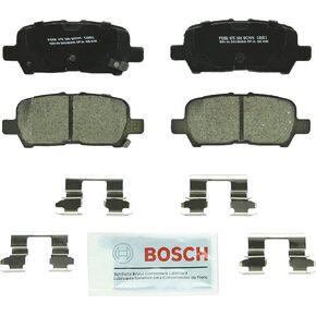 BOSCH BC999 QuietCast Premium Ceramic Disc Brake Pad Set - Compatible With Select Buick Allure, LaCrosse; Chevrolet Impala, Impala Limited; Pontiac Grand Prix; REAR