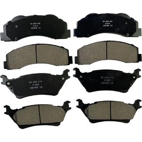 وسادات فرامل سيراميك أمامية وخلفية لشاحنة Ford F150 4X4 2012-2020، استبدال وسادة فرامل القرص P-1414، P-1602