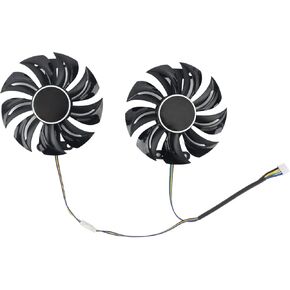 85MM GA91B2U GPU Cooler Fan Replacement for PowerColor Red Dragon RX 480 580 4GB Devil Radeon 470 Graphics Video Card Fans in Kuwait