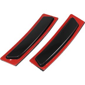 X AUTOHAUX Pair 63147295541 63147295542 Front Bumper Reflector Side Marker for BMW F30 3 Series 320i 340i M Sport 2016-2018 Replace Original Reflector Black