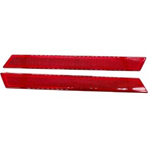 Pair Rear Bumper Reflector For Cadillac XTS 2013-2017 Red Lens Bumper Lower Lights Trim 2014 2015 2016