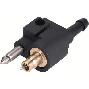 Acouto Male Fuel Tank Connector 1/4 inch Fuel Tank Male Connector Pipe Joint Fit for Yamaha Outboard Motor