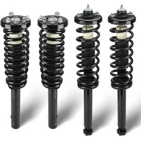 Front and Rear Complete Struts Assembly Shock Absorber Compatible with 2003-2007 Honda Accord, Replace 172123L 171372, 4Pcs in Kuwait