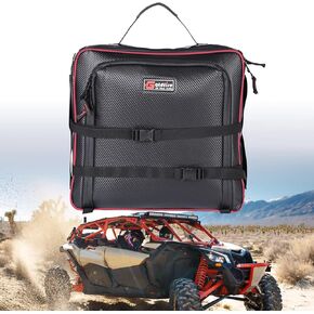 Maverick X3 Storage Accessories, Maverick X3 Under Seat Bag Gear Storage Tool Pouch fits for Can-Am Maverick X3 2017-2023 Large Capacity Waterproof Easy to Carry (BLACK)